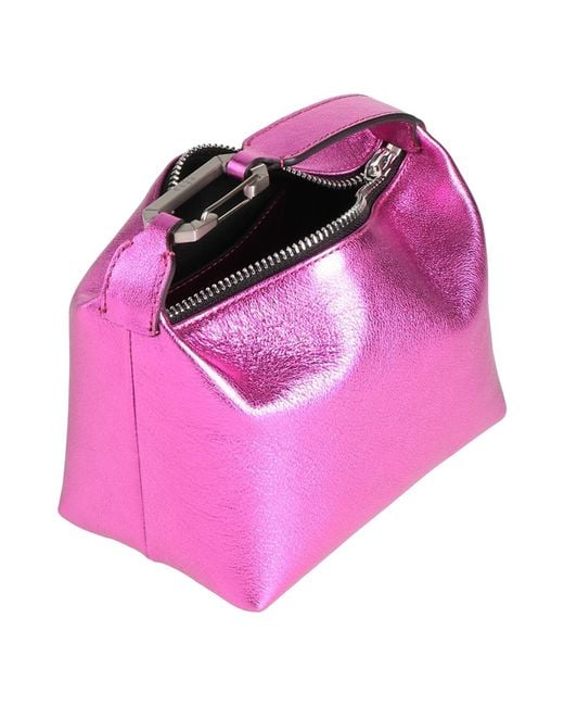 Eera Pink Handbag Leather