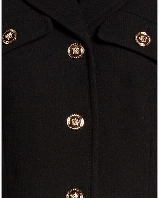 Versace Black Blazer Virgin Wool, Polyamide, Elastane
