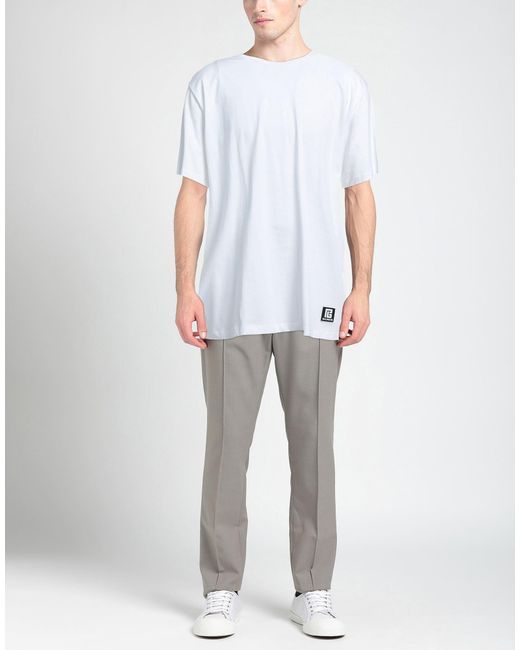 Balmain White T-shirt for men