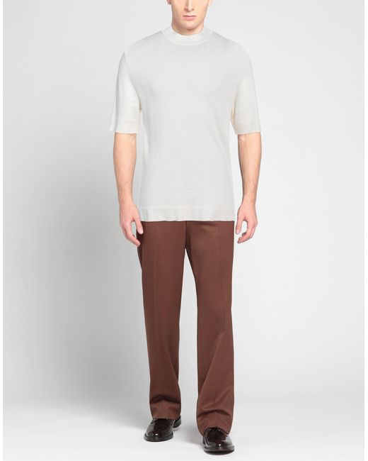 PT Torino White Sweater for men