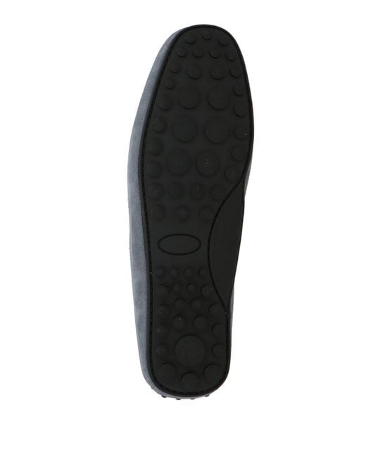 Testoni Gray Loafers Leather for men
