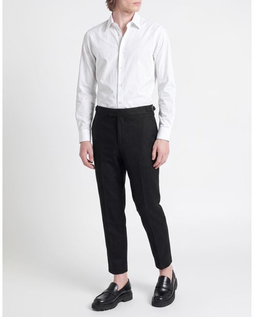 BE ABLE Black Pants Virgin Wool, Polyamide, Cashmere for men