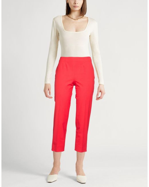 Piazza Sempione Red Pants
