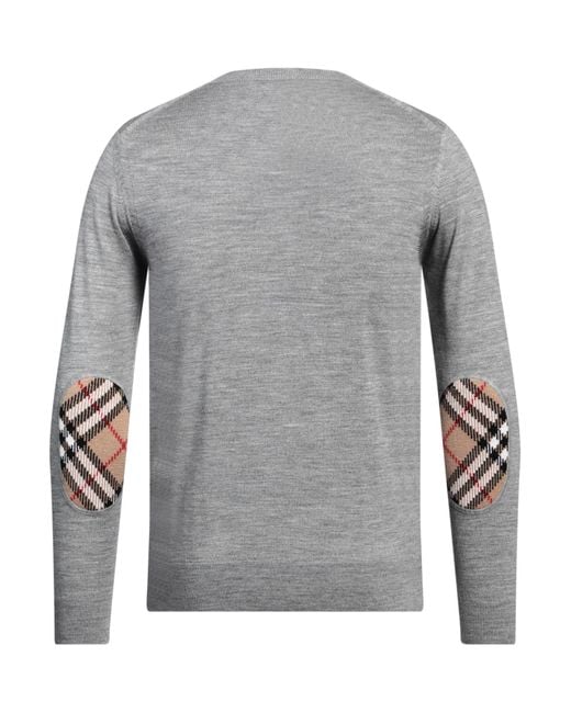 Pullover di Burberry in Gray da Uomo