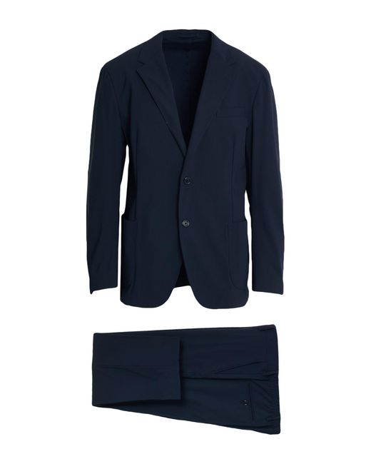 Lardini Blue Suit Polyamide, Elastane for men
