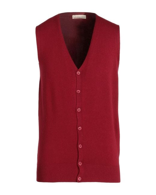 Cashmere Company Strickjacke in Red für Herren