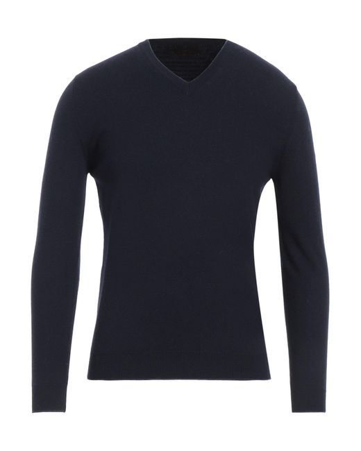 Altea Blue Midnight Sweater Virgin Wool for men