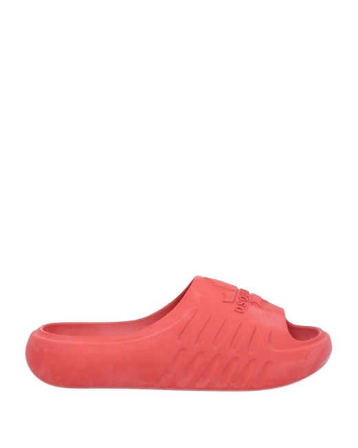 DSquared² Pink Sandals Rubber for men