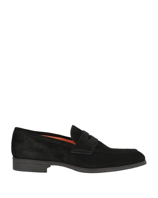 Santoni Black Loafer for men