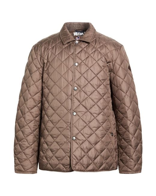 Husky Brown Puffers for men