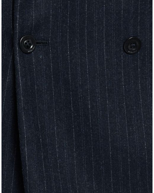 Boglioli Blue Suit Virgin Wool, Polyester, Elastane for men