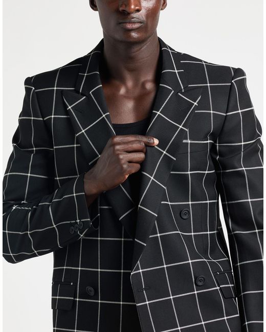 Iceberg Black Blazer Acrylic, Viscose, Elastane for men
