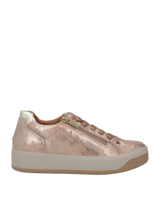 Igi&co Brown Sneakers Goat Skin