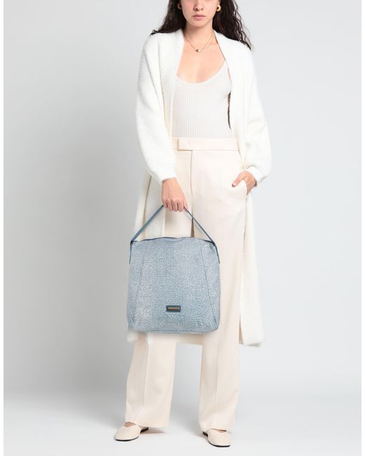 Borbonese Blue Handbag