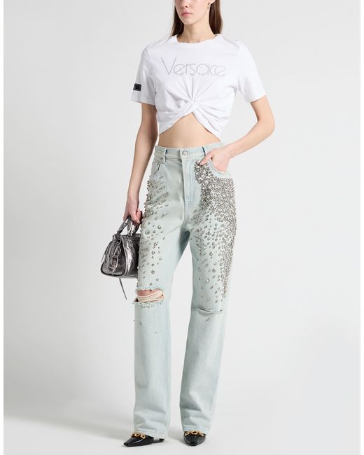 Versace White T-Shirt Cotton