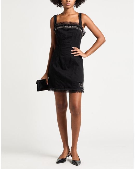 Alberta Ferretti Black Mini Dresses