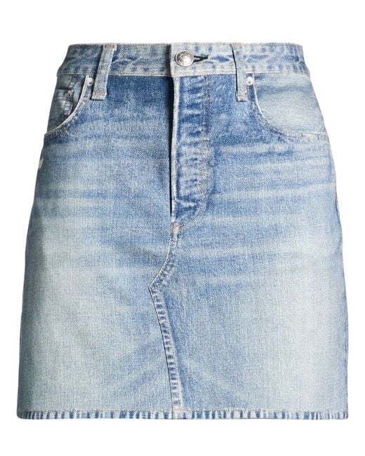 Mini-Jupe Rag & Bone en coloris Blue