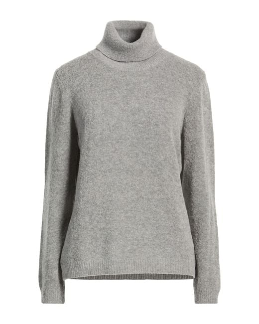 Gran Sasso Gray Turtleneck Virgin Wool, Polyamide