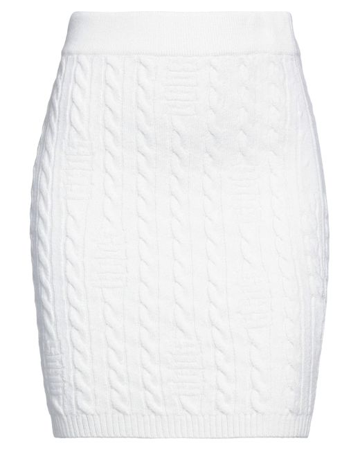 Gcds White Mini Skirt