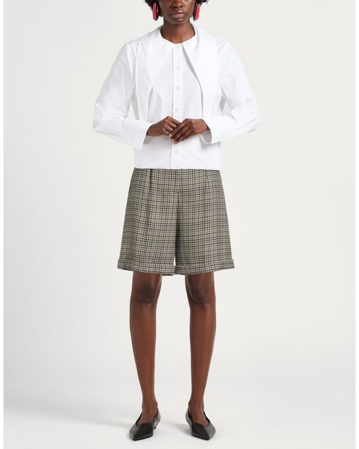 Antonelli Gray Shorts & Bermuda Shorts Virgin Wool
