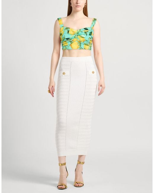Dolce & Gabbana Blue Top Silk, Elastane