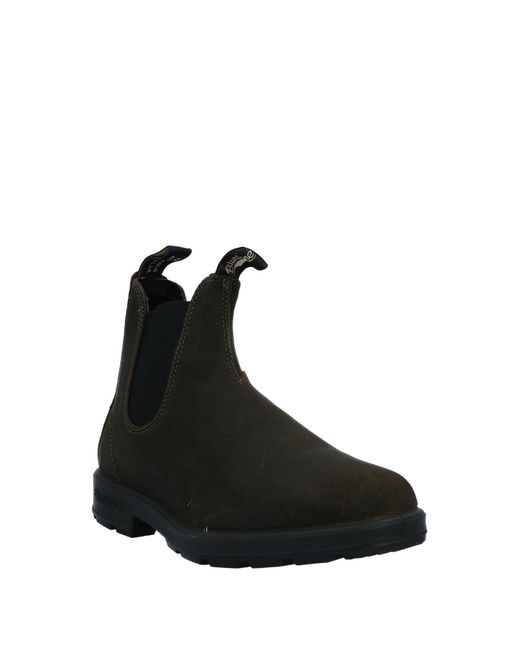 Blundstone Black Military Ankle Boots Soft Leather for men