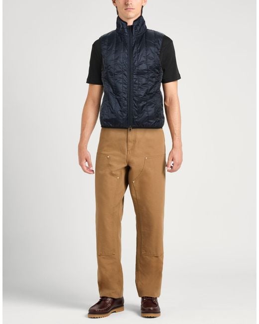 Zanone Blue Midnight Vest Polyester for men
