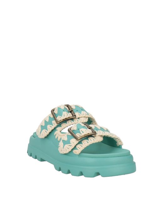 Mou Green Sandals