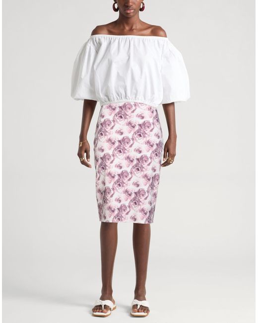 La Petite Robe Di Chiara Boni Pink Midi-Rock