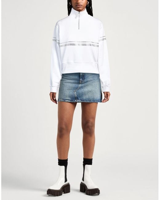 Gcds White Sweatshirt