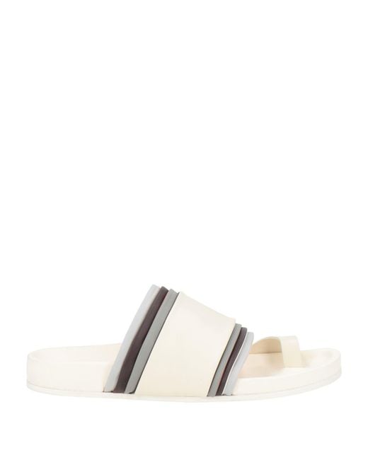 Jil Sander Natural Thong Sandal