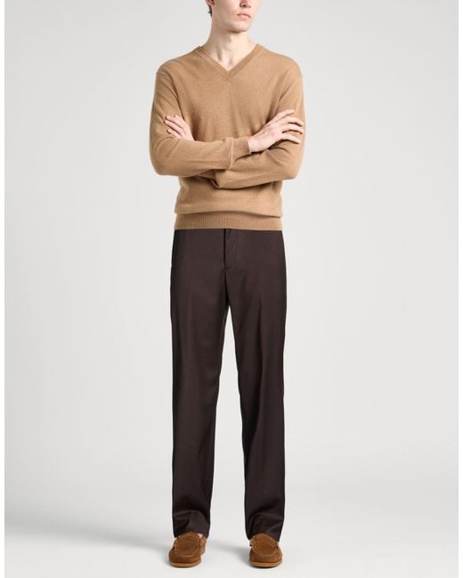 Tagliatore Gray Dark Pants Polyester, Viscose, Elastane for men