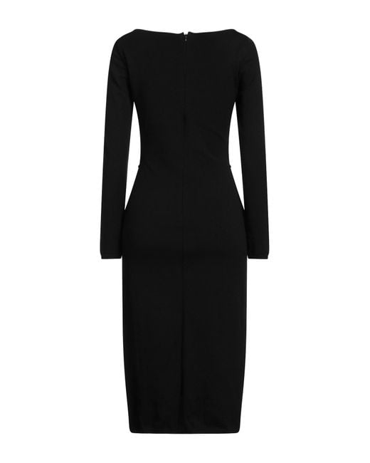 Giambattista Valli Black Midi Dress