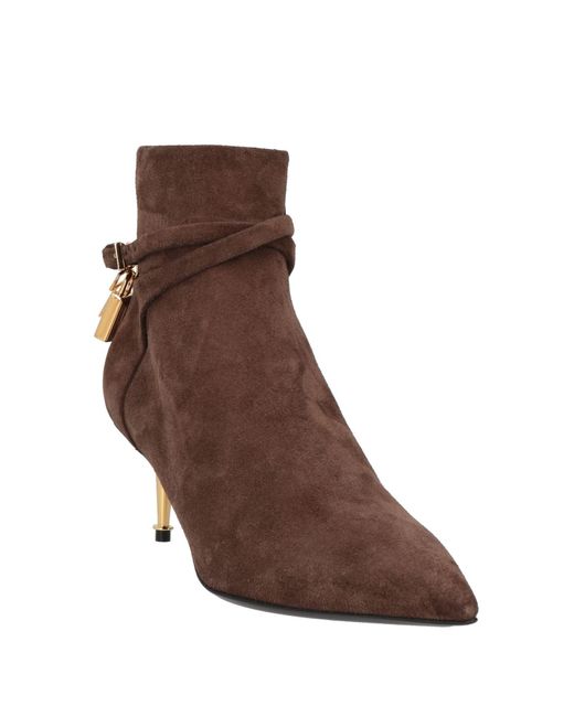 Tom Ford Brown Ankle Boots