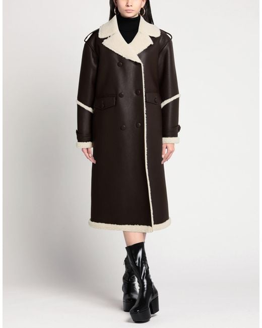 ERMANNO FIRENZE Black Shearling & Teddy