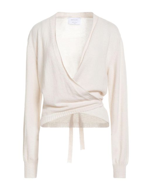 Daniele Fiesoli White Wrap Cardigans
