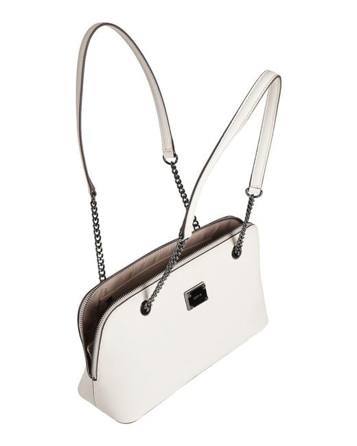 DKNY White Shoulder Bag
