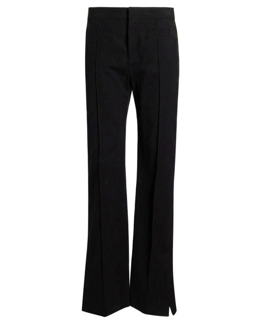 Chloé Black Pants Cotton, Elastane