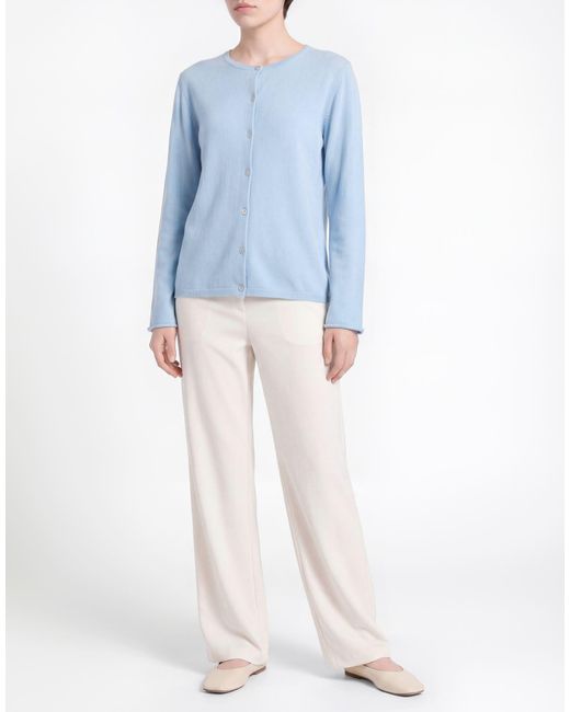 Gran Sasso Blue Light Cardigan Virgin Wool, Viscose, Cashmere