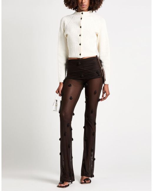 Jacquemus Gray Dark Pants Polyamide, Elastane