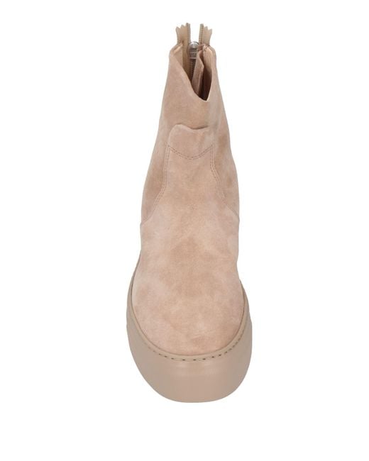 Agl Attilio Giusti Leombruni Natural Blush Ankle Boots Leather