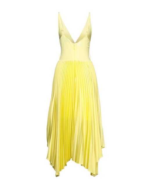 Vestido midi MARCIANO BY GUESS de color Yellow