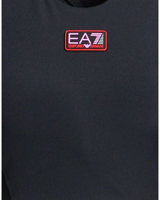 EA7 Blue Top Polyester, Elastane