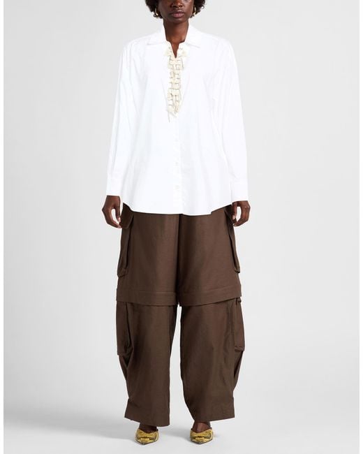 Pinko White Shirt Cotton