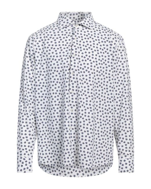 Ghirardelli White Shirt Polyamide, Elastane for men