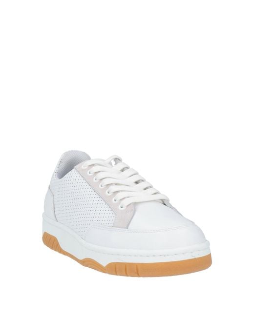 Cerruti 1881 White Sneakers Cow Leather