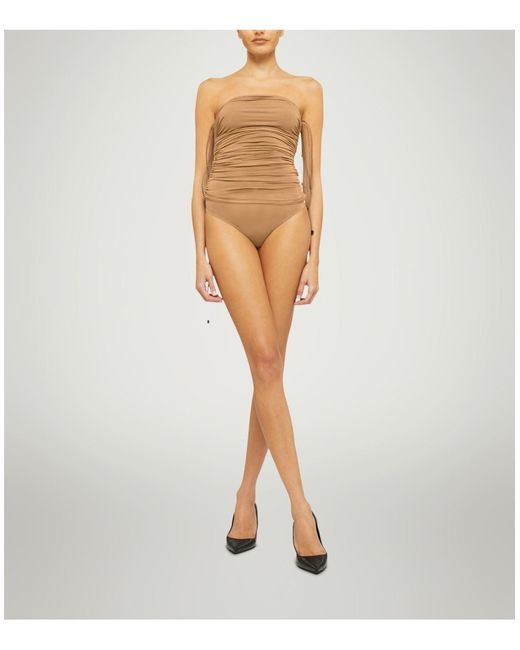 Body Wolford de color Natural