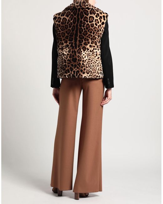 Veste sans manches Dolce & Gabbana en coloris Brown