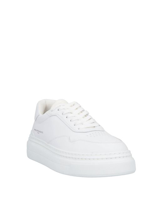 Philippe Model White Sneakers Leather for men