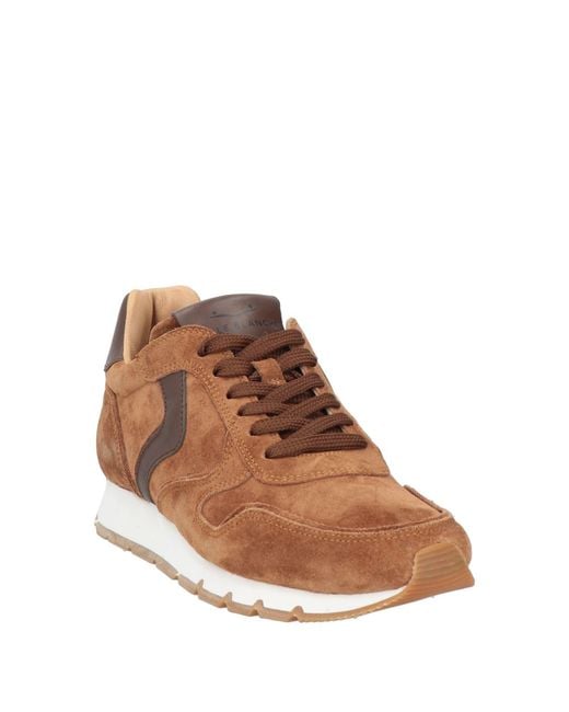 Voile Blanche Brown Julia Camel Sneakers Leather, Calfskin